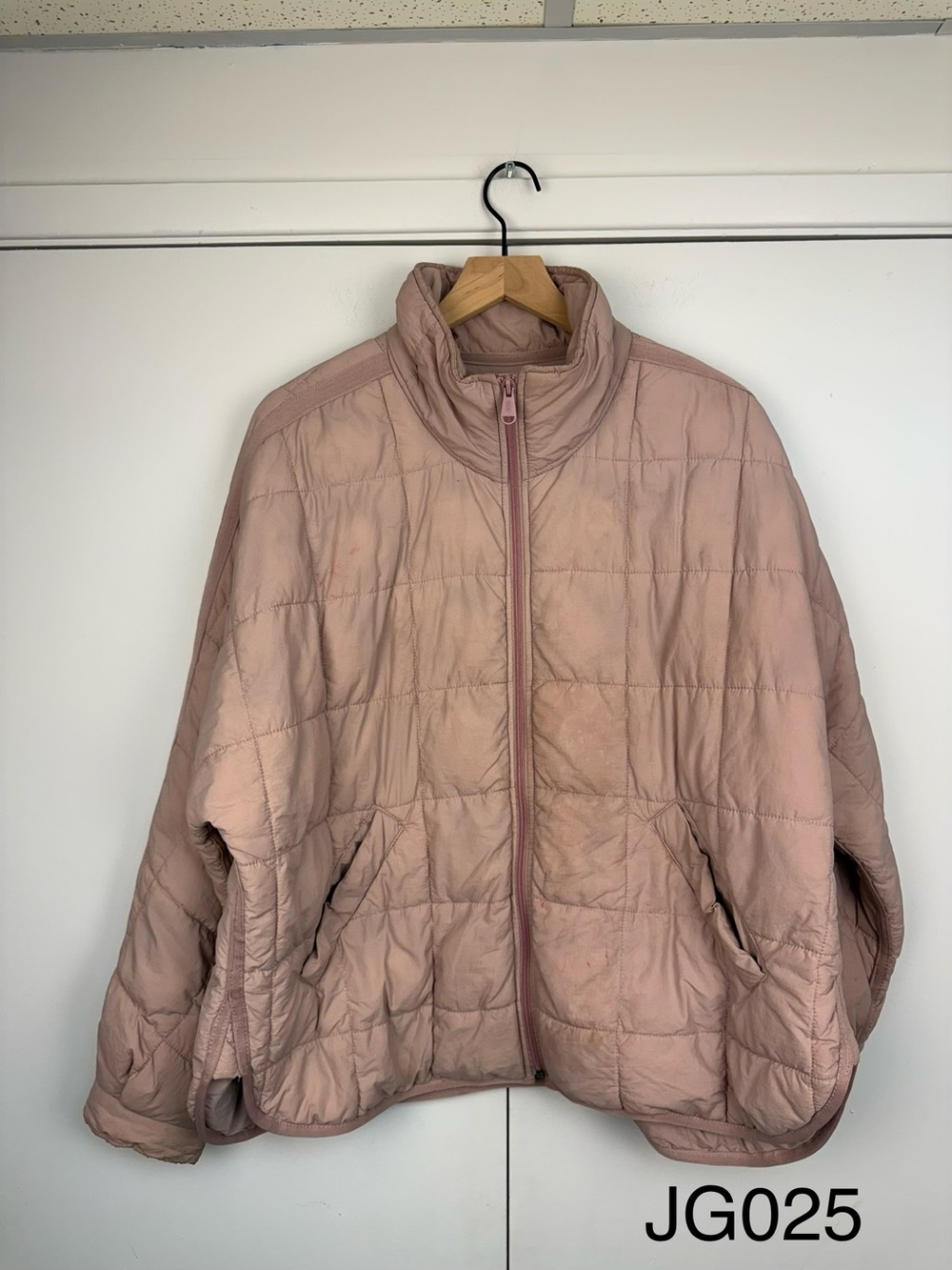 FP Movement Pippa Packable Puffer Jacket Mauve Swoon L